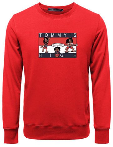 טומי הילפיגר-TOMMY SWETER MEN AND HOODIES MEN AND WOMEN - Red