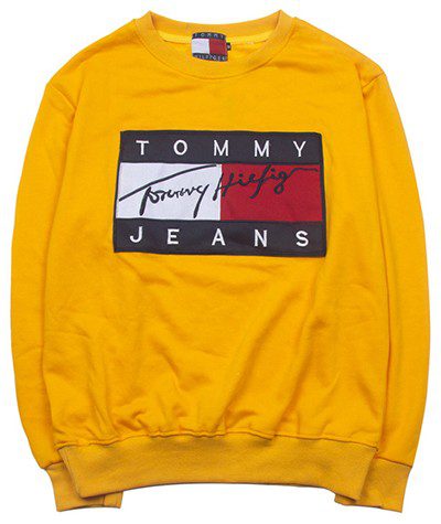 טומי הילפיגר-TOMMY SWETER MEN AND HOODIES MEN AND WOMEN - Yellow