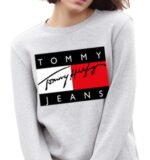 טומי הילפיגר-TOMMY SWETER WOMEN - Gray