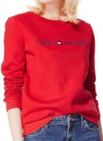 טומי הילפיגר-TOMMY SWETER WOMEN - Red
