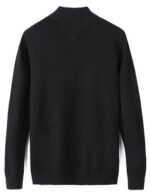 טומי הילפיגר-TOMMY SWETER ZIP MEN'S - Black
