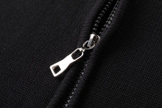 טומי הילפיגר-TOMMY SWETER ZIP MEN'S - Black