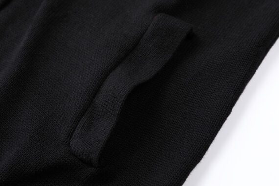 טומי הילפיגר-TOMMY SWETER ZIP MEN'S - Black