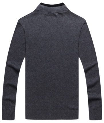 TOMMY SWETER ZIP MEN’S – Dip Gray (2)