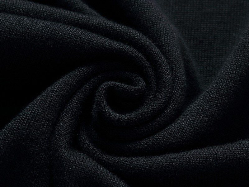 טומי הילפיגר-TOMMY TSHIRT MEN'S LONG V - Black – תמונה 4