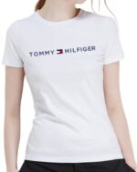 טומי הילפיגר-TOMMY TSHIRT SHORT WOMEN'S - White