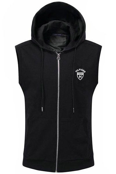 טומי הילפיגר-TOMMY VEST MEN - Black