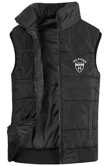טומי הילפיגר-TOMMY VEST MEN - Black