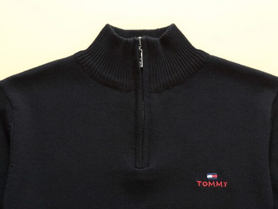 טומי הילפיגר-TOMMY SWETER MEN'S- Nero
