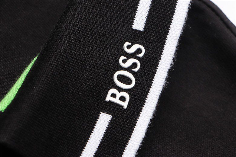 בוס-HUGO BOSS POLO TSHIRT MEN'S - Black – תמונה 7