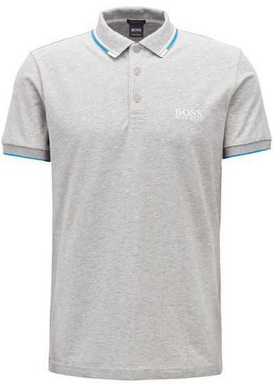 בוס-HUGO BOSS POLO TSHIRT MEN'S - Gray