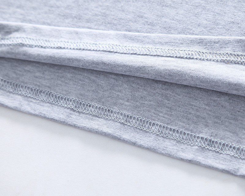 בוס-HUGO BOSS POLO TSHIRT MEN'S - Gray & Black White Border – תמונה 8