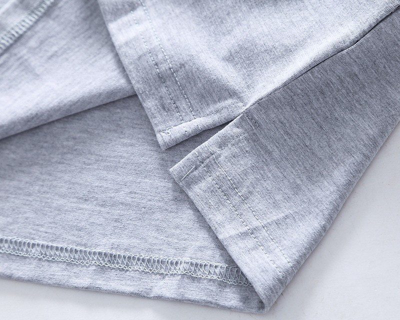 בוס-HUGO BOSS POLO TSHIRT MEN'S - Gray & Black White Border – תמונה 6