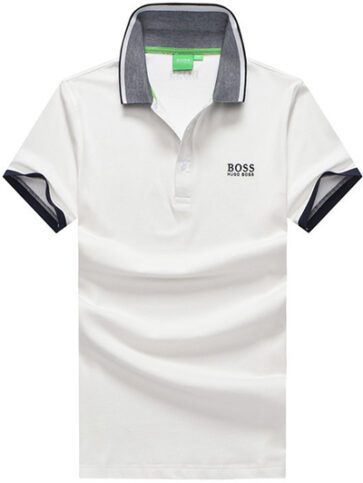 בוס-HUGO BOSS POLO TSHIRT MEN'S - White
