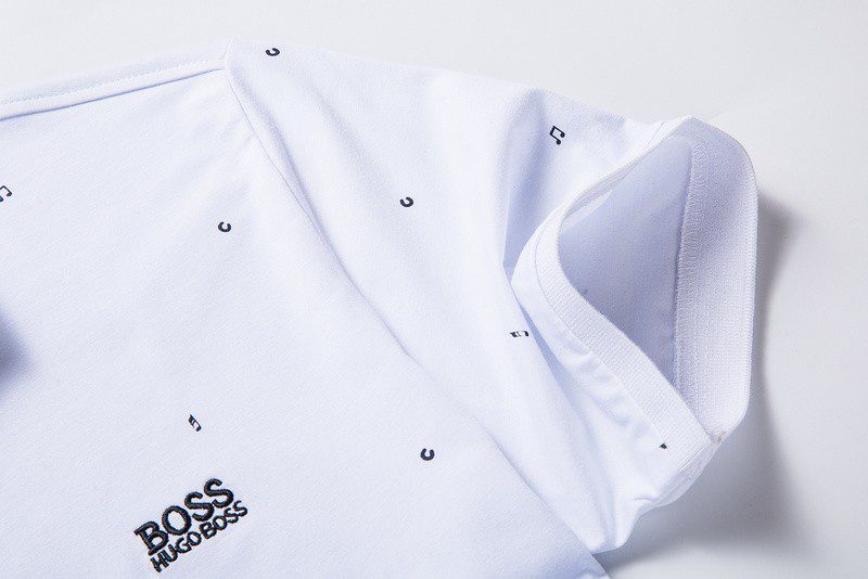בוס-HUGO BOSS POLO TSHIRT MEN'S - White – תמונה 4