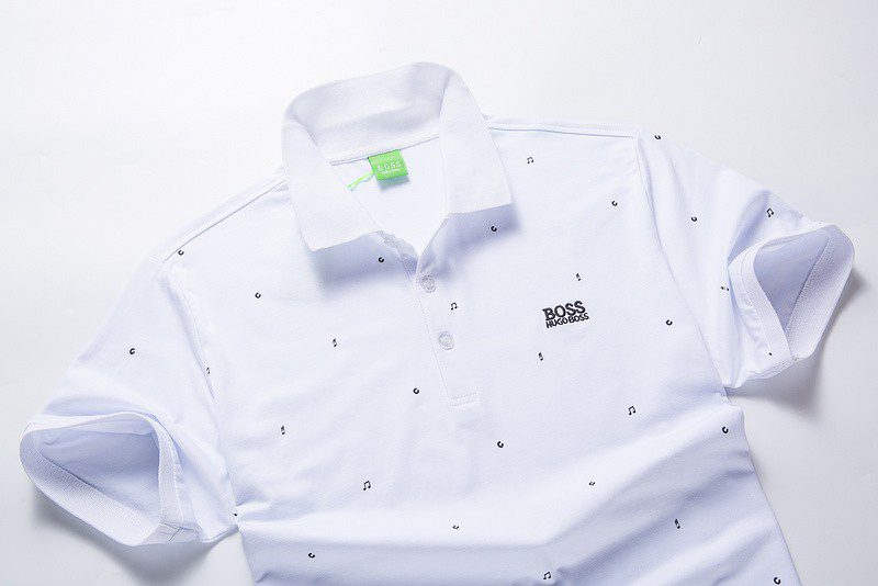 בוס-HUGO BOSS POLO TSHIRT MEN'S - White – תמונה 5