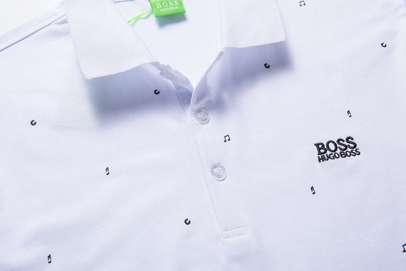 בוס-HUGO BOSS POLO TSHIRT MEN'S - White – תמונה 6