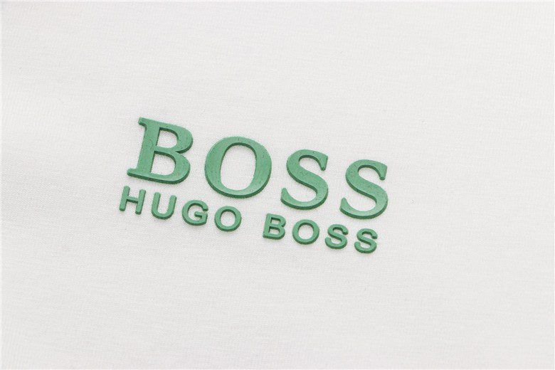 בוס-HUGO BOSS POLO TSHIRT MEN'S - White & Sea Nymph – תמונה 7