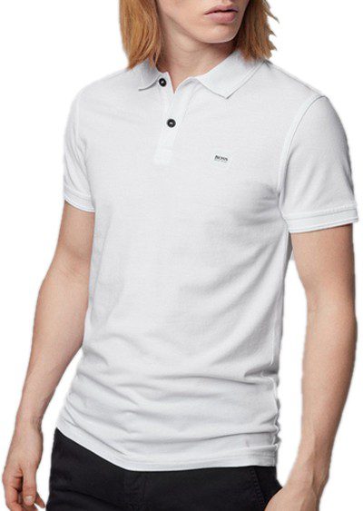 בוס-HUGO BOSS POLO TSHIRT MEN'S - Zircon – תמונה 3