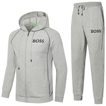 בוס-HUGO BOSS SUIT MEN'S - Gray