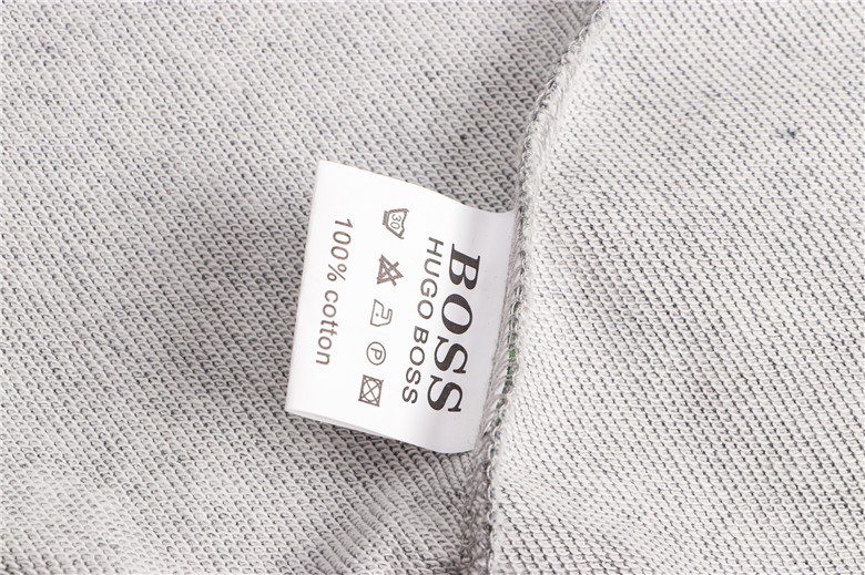 בוס-HUGO BOSS TSHIRT MEN'S LONG -GRAY – תמונה 6