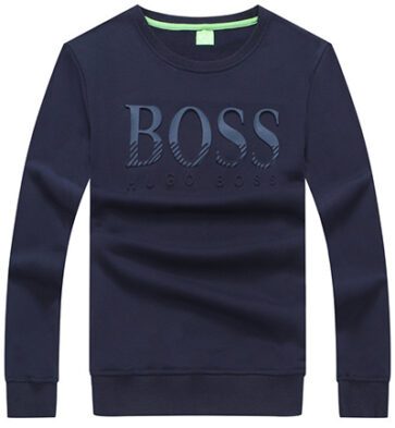 בוס-HUGO BOSS TSHIRT MEN'S LONG -NAVY BLUE