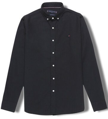 טומי הילפיגר-TOMMY BUTTON MEN'S- Black