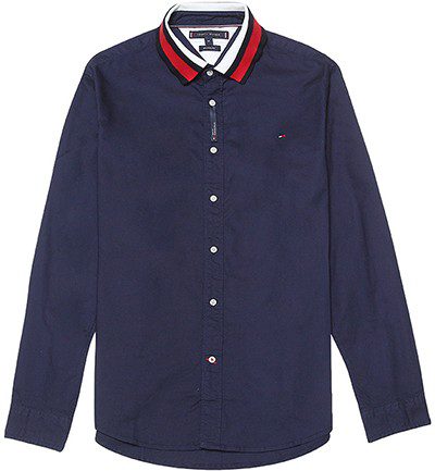 טומי הילפיגר-TOMMY BUTTON MEN'S- NAVY BLUE