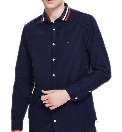 טומי הילפיגר-TOMMY BUTTON MEN'S- NAVY BLUE