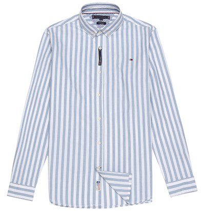 טומי הילפיגר-TOMMY BUTTON MEN'S- Spindle & White