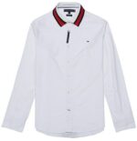 טומי הילפיגר-TOMMY BUTTON MEN'S- WHITE