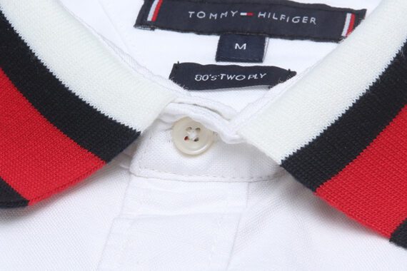 טומי הילפיגר-TOMMY BUTTON MEN'S- WHITE