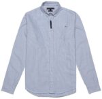 טומי הילפיגר-TOMMY BUTTON MEN'S- WHITE & Light Slate Grey