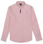 טומי הילפיגר-TOMMY BUTTON MEN'S- WHITE & Oyster Pink
