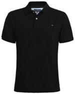 טומי הילפיגר-TOMMY POLO MEN'S TSHIRT - BLACK