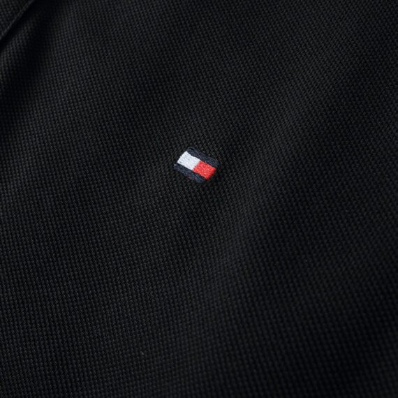 טומי הילפיגר-TOMMY POLO MEN'S TSHIRT - BLACK