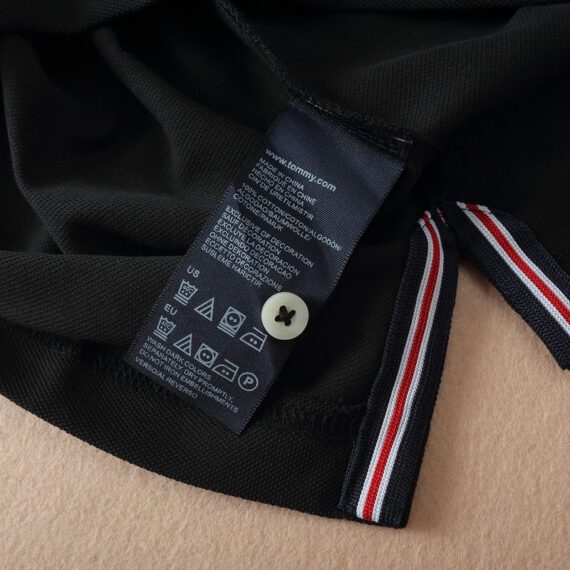 טומי הילפיגר-TOMMY POLO MEN'S TSHIRT - BLACK