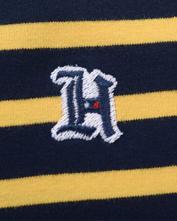 טומי הילפיגר-TOMMY POLO MEN’S TSHIRT – BLACK & YELLOW (10)