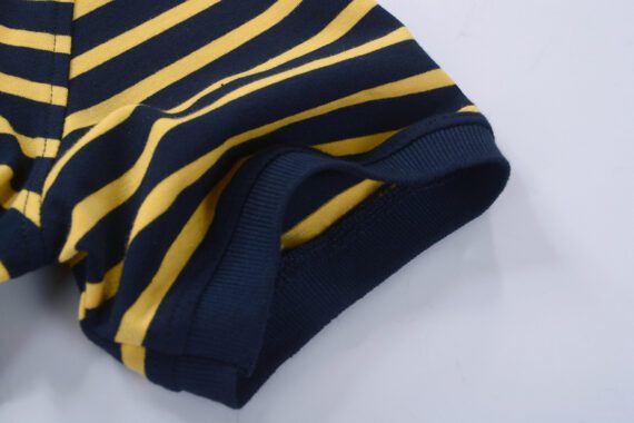 טומי הילפיגר-TOMMY POLO MEN'S TSHIRT - BLACK & YELLOW