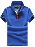 טומי הילפיגר-TOMMY POLO MEN'S TSHIRT - BLUE