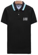 טומי הילפיגר-TOMMY POLO MEN'S TSHIRT - Black
