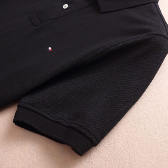 טומי הילפיגר-TOMMY POLO MEN'S TSHIRT - Black