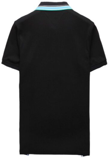 טומי הילפיגר-TOMMY POLO MEN’S TSHIRT – Black (2)