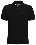 טומי הילפיגר-TOMMY POLO MEN'S TSHIRT - Black