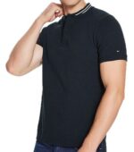 טומי הילפיגר-TOMMY POLO MEN'S TSHIRT - Black Pearl