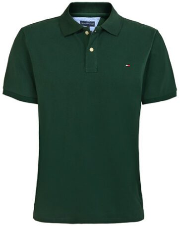 טומי הילפיגר-TOMMY POLO MEN'S TSHIRT - Deep Fir