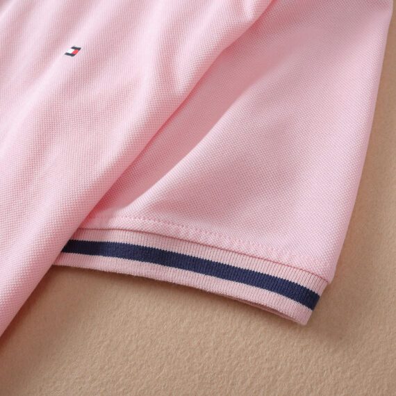 טומי הילפיגר-TOMMY POLO MEN'S TSHIRT - LIGHT PINK