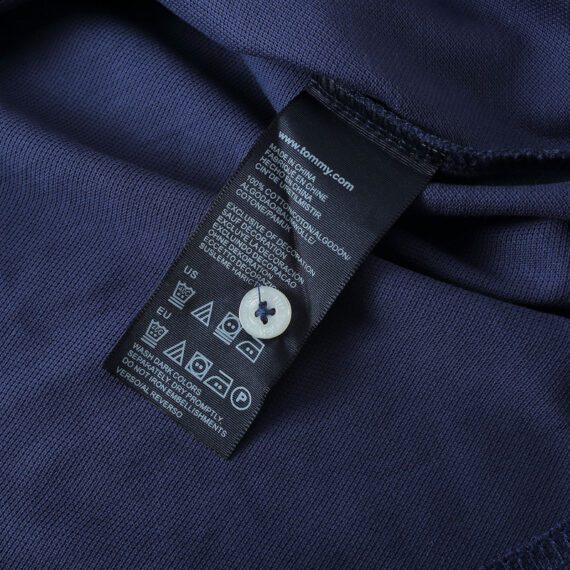 טומי הילפיגר-TOMMY POLO MEN'S TSHIRT - NAVY BLUE