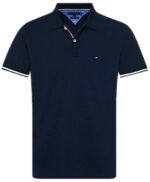 טומי הילפיגר-TOMMY POLO MEN'S TSHIRT - NAVY BLUE