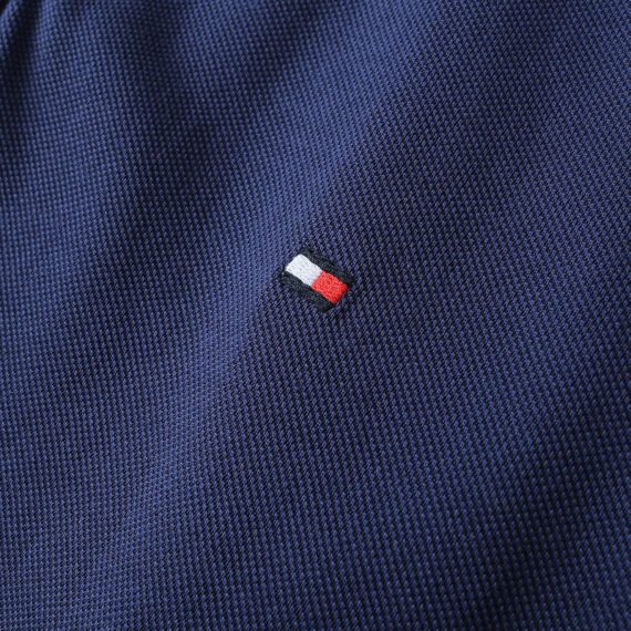 טומי הילפיגר-TOMMY POLO MEN'S TSHIRT - NAVY BLUE